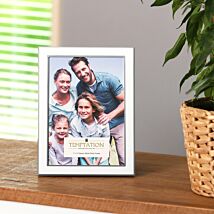 White Edged Photo Frame 5x7
