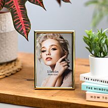 Gold Narrow Edge Frame 3.5x5