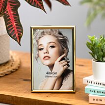 Gold Narrow Edge Frame 4x6