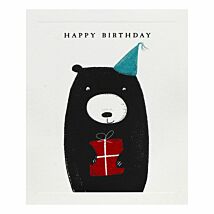 ‘Bear & Present’ Birthday Card