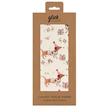 Stephanie Dyment Birthday Sausage Dogs Tissue Paper