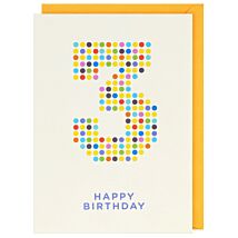 Tiny & Terrific 3rd Birthday Card