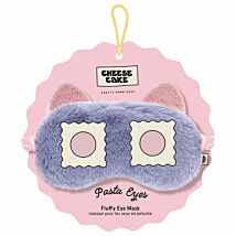 ‘Pasta Eyes’ Fuzzy Embroidered Eye Mask