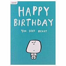 Sexy Beast Birthday Card