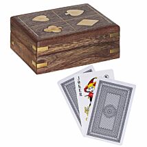 Harvey Makin Pack of Playing Cards In Wooden Box