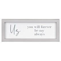 Moments ‘Us’ Long Wall Plaque