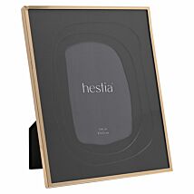 Hestia Gold & Black Layered Mount 4x6 Photo Frame
