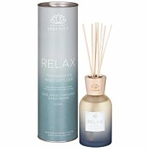 Serenity ‘Relax’ Rose, Spiced Cardamon & Pink Pepper 220ml Glass Reed Diffuser