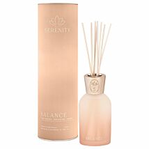 Serenity ‘Balance’ Pink Pepper, Geranium & Amber 220ml Glass Reed Diffuser