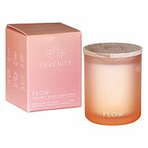 Serenity ‘Flow’ Bergamot, Myrrh & Sandalwood 120g Glass Candle
