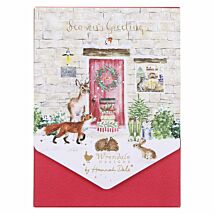 ‘Christmas Cottage’ Set Of 8 Christmas Cards