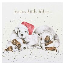 ‘Santa’s Little Helpers’ Dogs Christmas Card