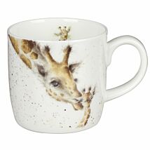 'First Kiss' Giraffe Fine Bone China Mug