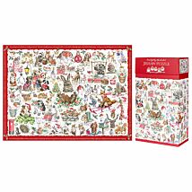‘The Country Set Christmas’ 1000 Piece Jigsaw Puzzle