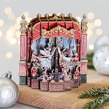 Christmas Ballet 3D Christmas Card