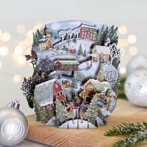 Christmas Folk 3D Christmas Card