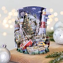 Christmas Harbour 3D Christmas Card