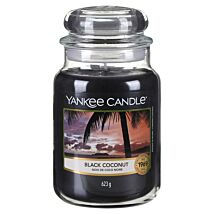Black Coconut Large Jar Candle
