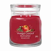 Red Apple Wreath Signature Medium Jar Candle