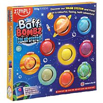Baff Bombz Pack of 9 Mini Solar System