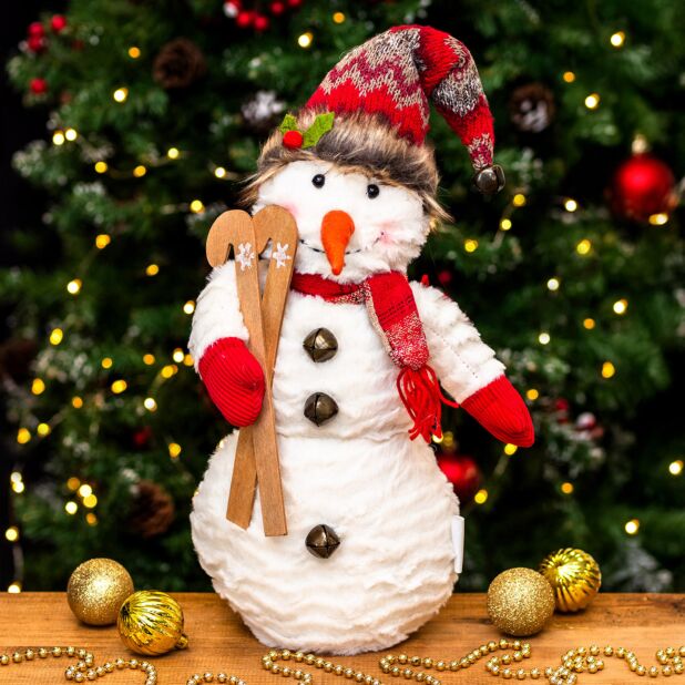 Plush snowman hot sale