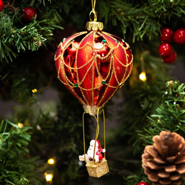 Christmas decorations hot air balloon