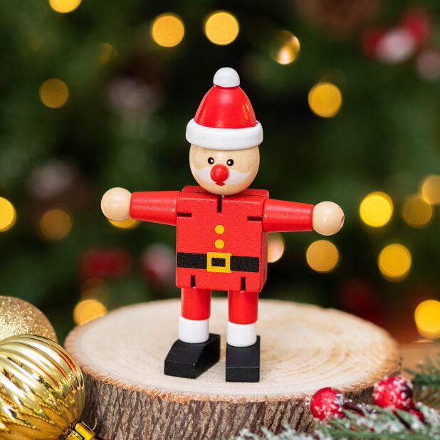 Gisela graham wooden christmas decorations
