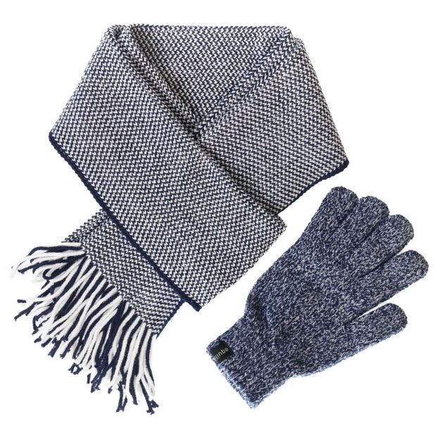 Boxed cashmere scarf on sale