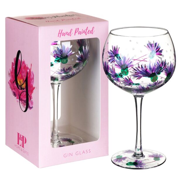 Hand painted gin glasses discount
