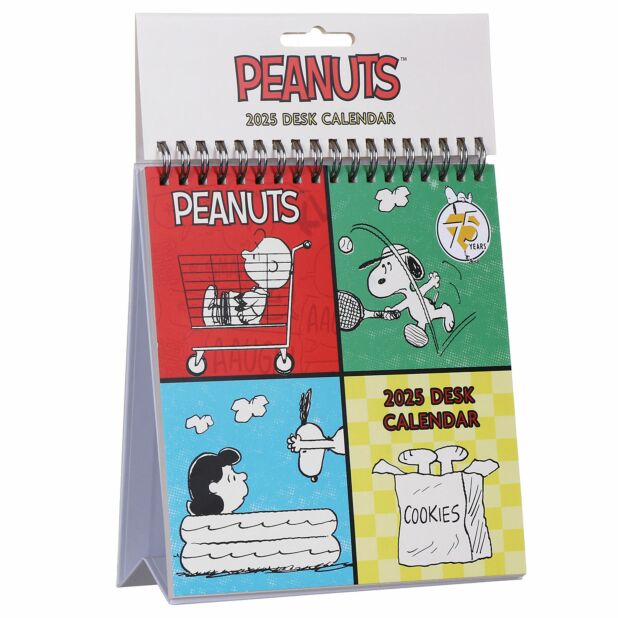 Peanuts 2025 Desk Calendar Campus Gifts