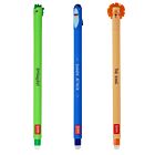 Set of 3 Ferocious Erasable Gel Pens