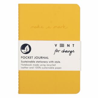 Make A Mark Mustard Pocket Journal