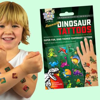 Prehistoric World Removable Dinosaur Tattoos