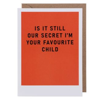 Secret Favourite Child Father’s Day Card