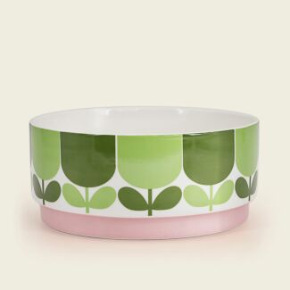 Block Flower Fruit Bowl