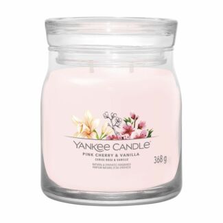 Pink Cherry & Vanilla Signature Medium Jar Candle