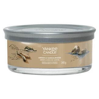 Amber & Sandalwood Signature Multi-Wick Tumbler Candle
