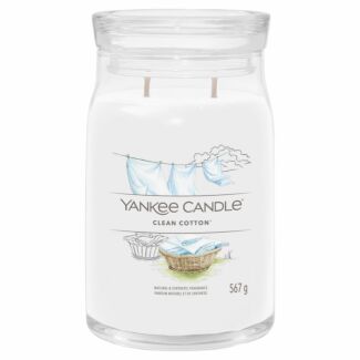 Clean Cotton Signature Large Jar Candle