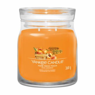 Farm Fresh Peach Signature Medium Jar Candle