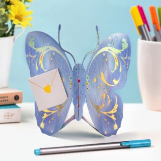 Skye Butterfly 3D Greetings Card