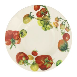 Vegetable Garden Tomatoes Soup Plate