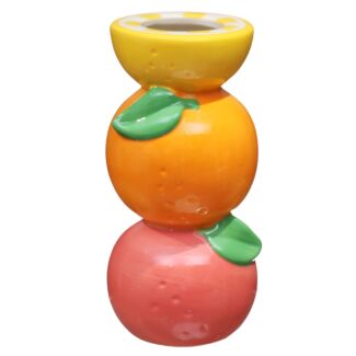 Stacked Citrus Vase