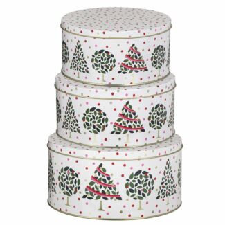 Set of Three Cookie Tins