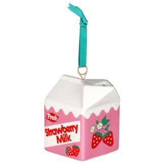 Strawberry Milk Hanging Ornament