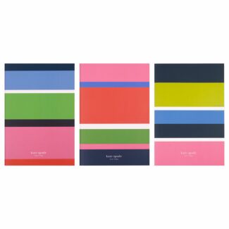 Sunny Day Stripe Set of 3 Notebooks