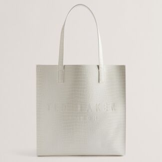 CROCCON Nude Croc Large Icon Bag
