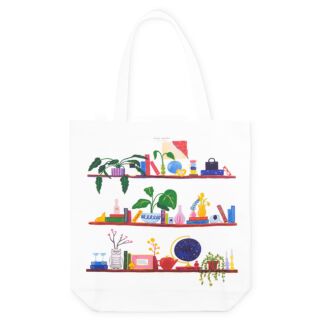 Charmed Library Canvas Book Tote