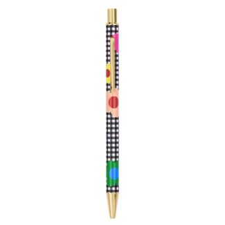 Gingham Garden Click Pen