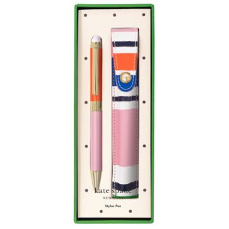 Ocean Stripe Stylus Pen & Pouch