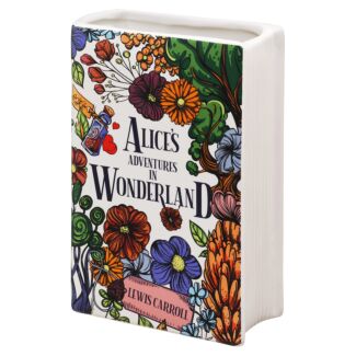 ‘Alice In Wonderland’ Large Book Vase